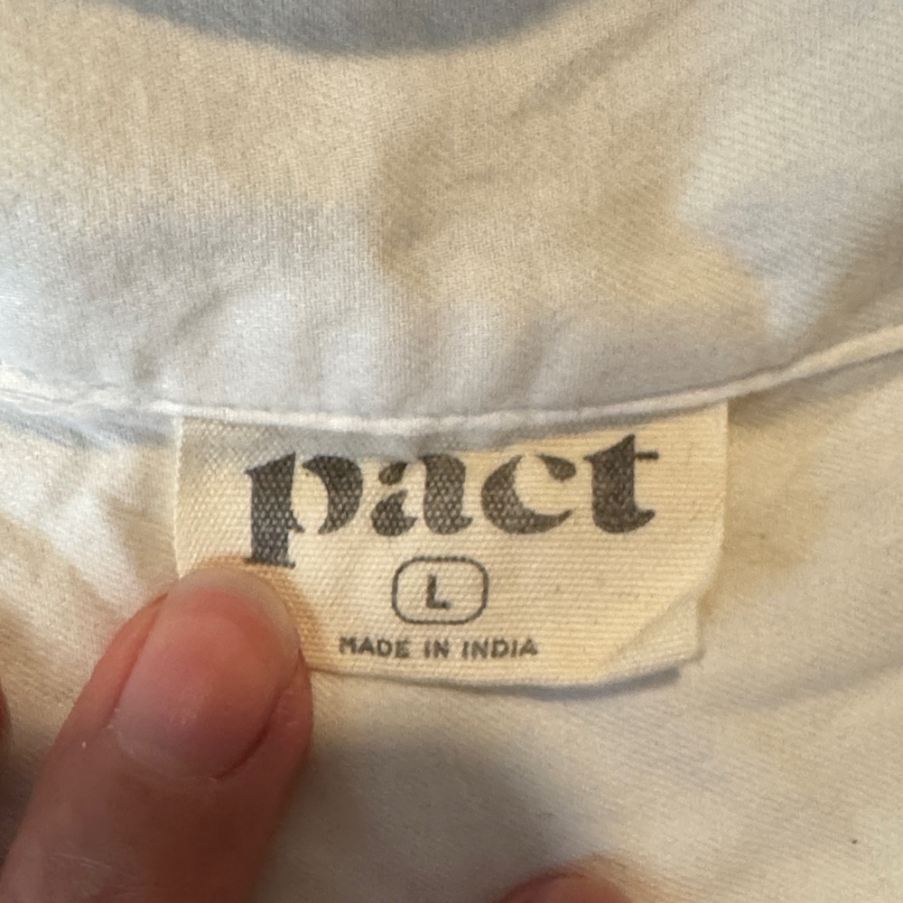 Pact Classic White Tee - Picture 2 of 2
